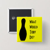 トービーは何をしますか。 缶バッジ (正面&裏面)