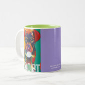 トービーはRonの焼跡によってマグを採用します ツートーンマグカップ (正面左)