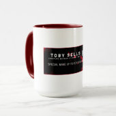 トービー販売法の創造物の化粧FXの店のコーヒーのマグ マグカップ (正面左)