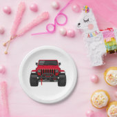 トービー赤 ペーパープレート (パーティー)