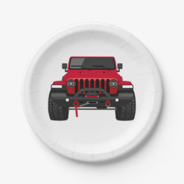 トービー赤 ペーパープレート