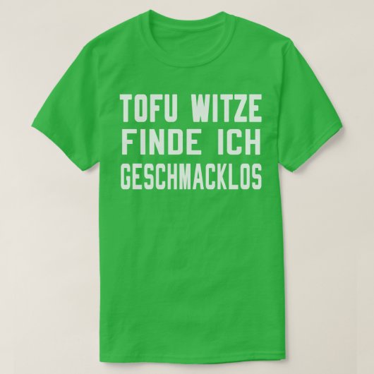 トーフビッツビーガンルッヒ Tシャツ (デザイン正面)