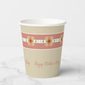 トープとオレンジ 紙コップ (裏面)