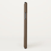 トープと白いキャンディストライプー Case-Mate iPhoneケース (裏面/右)