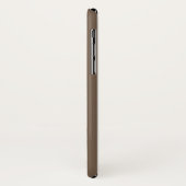 トープと白いキャンディストライプー Case-Mate iPhoneケース (裏面/左)