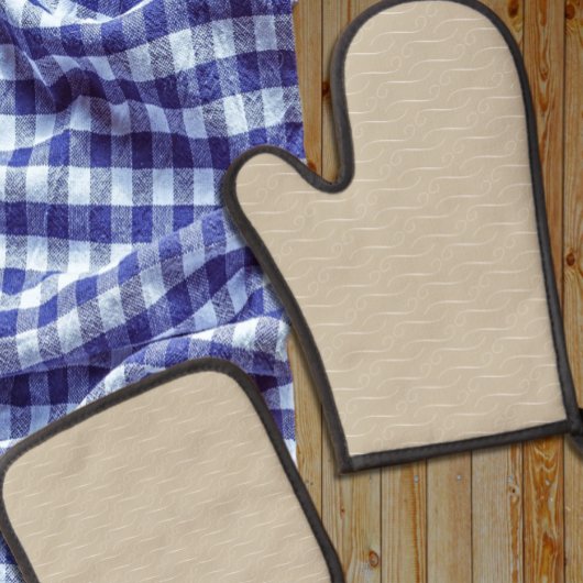 トープ渦巻き 鍋つかみ&鍋敷きセット