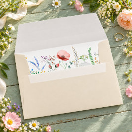 トープ野結婚花牧草地封筒 封筒
