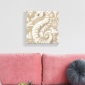 トープ・シーホースと沿岸の繁栄 キャンバスプリント (インサイチュ (リビング))