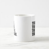トーマスという名、トーマスという男、伝説の男 コーヒーマグカップ (中央)
