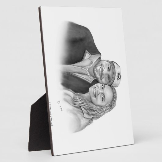 トーマスとキャンディス フォトプラーク (側面)