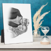 トーマスとキャンディス フォトプラーク (側面)