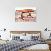 トーマスのハープ脚を持つソファテーブル キャンバスプリント (インサイチュ (寝室))