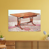 トーマスのハープ脚を持つソファテーブル キャンバスプリント (インサイチュ (リビング))