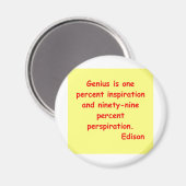 トーマスエジソン引用文 マグネット (正面/裏面)