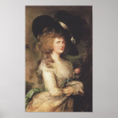 トーマスガインズボローレディージョージアナカベンディッシュ ポスター (正面)