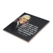 トーマスジェファーソン引用文オンガンライツ タイル (側面)