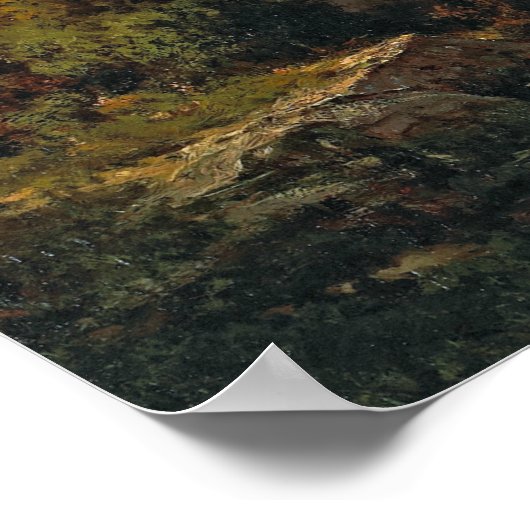 トーマスヒル – インディアンバイアレイクイン威厳のあるア ポスター (角)