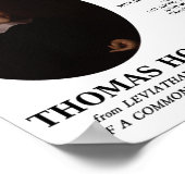 トーマスホッブスレヴィアサンタンマン孤独な貧しい引用文 ポスター (角)