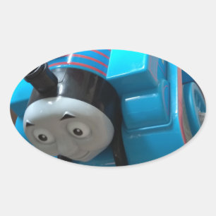 トーマス列車 楕円形シール