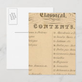 トーマス図書室地図 ポストカード (正面/裏面)