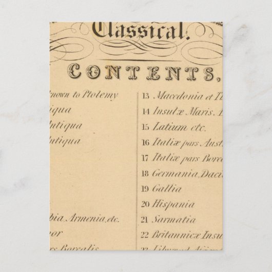 トーマス図書室地図 ポストカード (正面)
