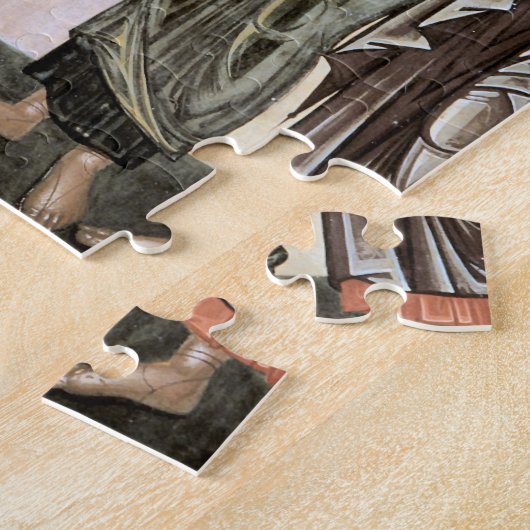 トーマス正教会のキリスト教のアイコンの不信 ジグソーパズル (側面)