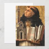 トーマス・アクィナス 招待状 (正面/裏面)