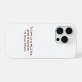 トーマス・アクィナス iPhoneケース 愛は他者の善を願うこと iPhone 15 Proケース (裏面横)