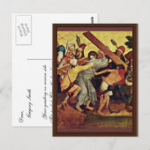 トーマス・アルター　左内翼の断片　シーン ポストカード (正面/裏面)