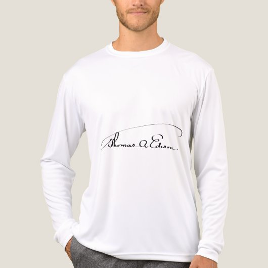 トーマス・アルバ・エジソン トライブレンドTシャツ (正面)