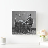 トーマス·アルバ·エジソン， 1878 スクエア壁時計 (ホーム)