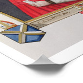 トーマス・ウォルシー(c.1475-1530)(鳥)ショウジョウコウカンチョウaのポートレート ポスター (角)