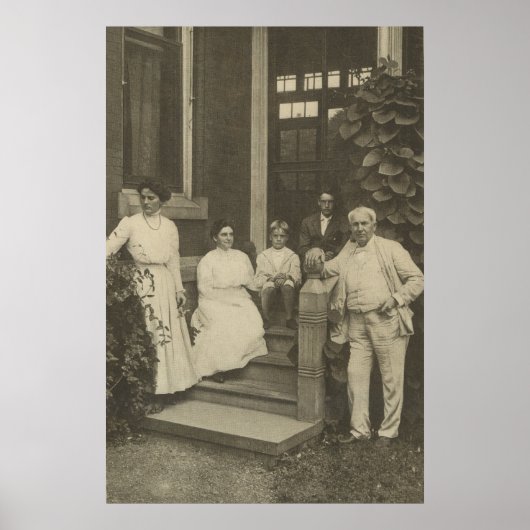 トーマス・エジソンと家族のポスター ポスター (正面)