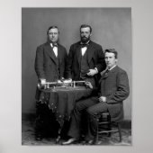 トーマス・エジソンと彼の蓄音機 ポスター (正面)