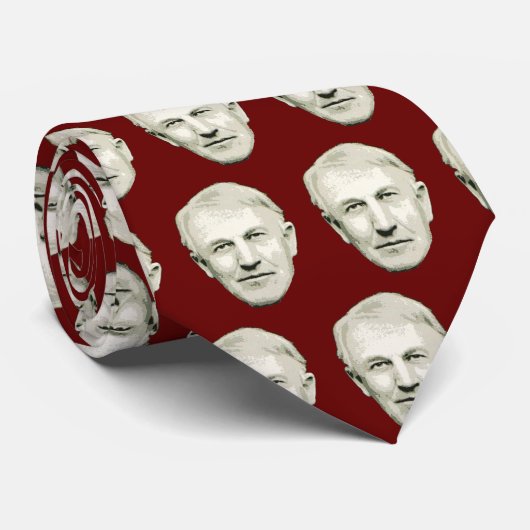 トーマス・エジソンのタイ ネクタイ (ロール)