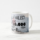 トーマス・エジソンの引用文のシンプルのマグ コーヒーマグカップ (正面右)