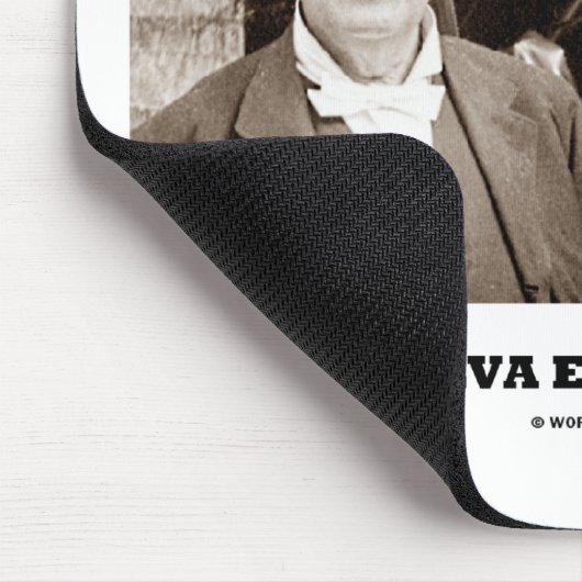 トーマス・エジソンは無用の引用文を意味しません マウスパッド (コーナー)