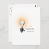 トーマス・エジソンTシャツ ポストカード (正面/裏面)