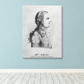 トーマス・グレイ(Thomas Gray)、描ウィリアム・ヘンショー著 キャンバスプリント (インサイチュ (ウッドフロア))