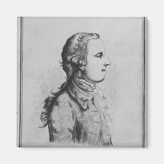 トーマス・グレイ(Thomas Gray)、描ウィリアム・ヘンショー著 マグネット (正面)