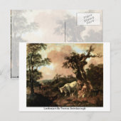 トーマス・ゲインズボローによる樵 ポストカード (正面/裏面)
