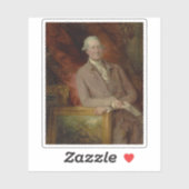 トーマス・ゲインズボロ – ジェームス・クリスティーポートレート シール (シート)