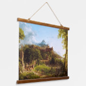 トーマス・コールの出発 吊り下げ型タペストリー (傾斜あり)