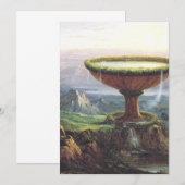 トーマス・コールの『巨人の杯』 招待状 (正面/裏面)