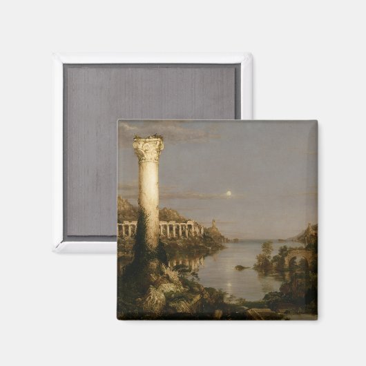 トーマス・コール帝国の荒廃のコース マグネット (正面/裏面)