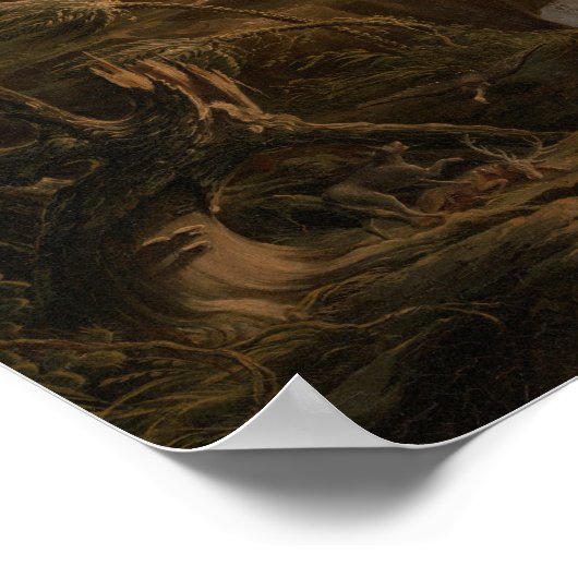 トーマス・コール – エデンの園からの追放 ポスター (角)