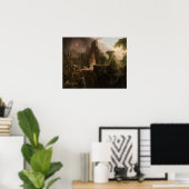 トーマス・コール – エデンの園からの追放 ポスター (ホームオフィス)