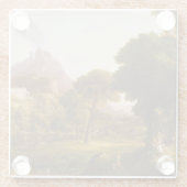 トーマス・コール・ドリーム・オブ・アルカディア ガラスコースター (裏面)