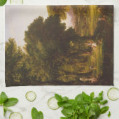 トーマス・コール・ドリーム・オブ・アルカディア キッチンタオル (折り畳み)