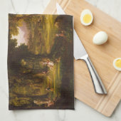 トーマス・コール・ドリーム・オブ・アルカディア キッチンタオル (四つ折り)